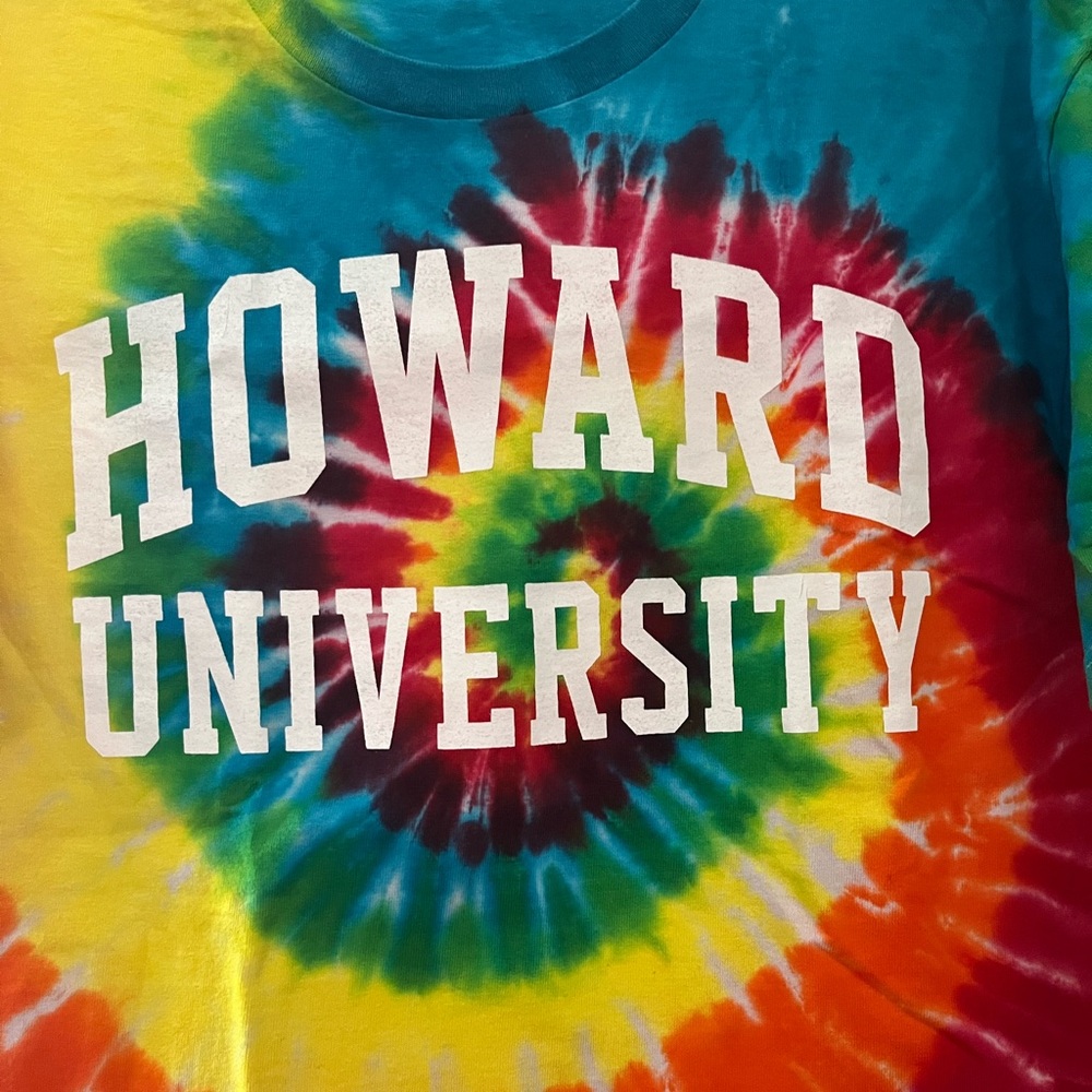 Howard University Tie-Dye T-Shirt - Picture 2 of 4